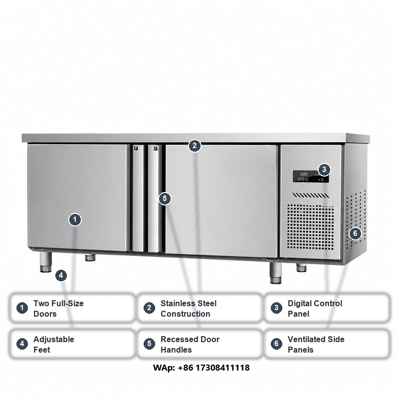 Armário refrigerado com bancad - Commercial Kitchen Worktops avaliação e preço