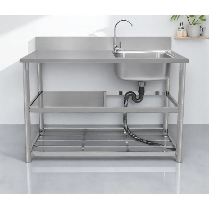 Pia independente de aço inoxid - Commercial Kitchen Worktops avaliação e preço